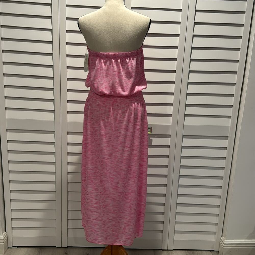 Becca NWT Strapless Beach Dress with front-side Slit in Polyester/Rayon blend. - Picture 7 of 14